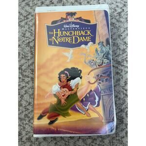 The Hunchback of Notre Dame Disney VHS Clamshell Movie Pre-Loved